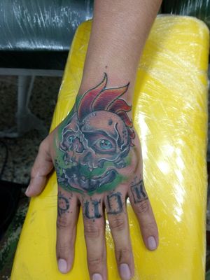 Zombie Hand tattoo Bogotá Colombia 