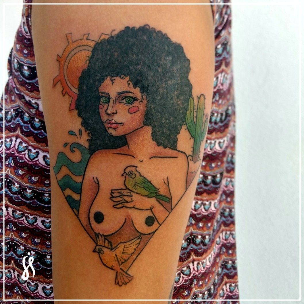 Tattoo uploaded by Lis Nogueira • A mulher nordestina, suas raízes