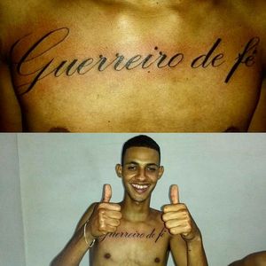 Executado pelo Tatuador Leonardo LorranGuerreiro de fé