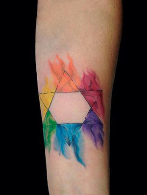 Star watercolor ! #t2me #tattoodo #tattoo2me #watercolor #starwatercolor #star #rodade cores #strelaaquarela #colors #tattooorime #floripa #florianopolis #florianopolistattoo