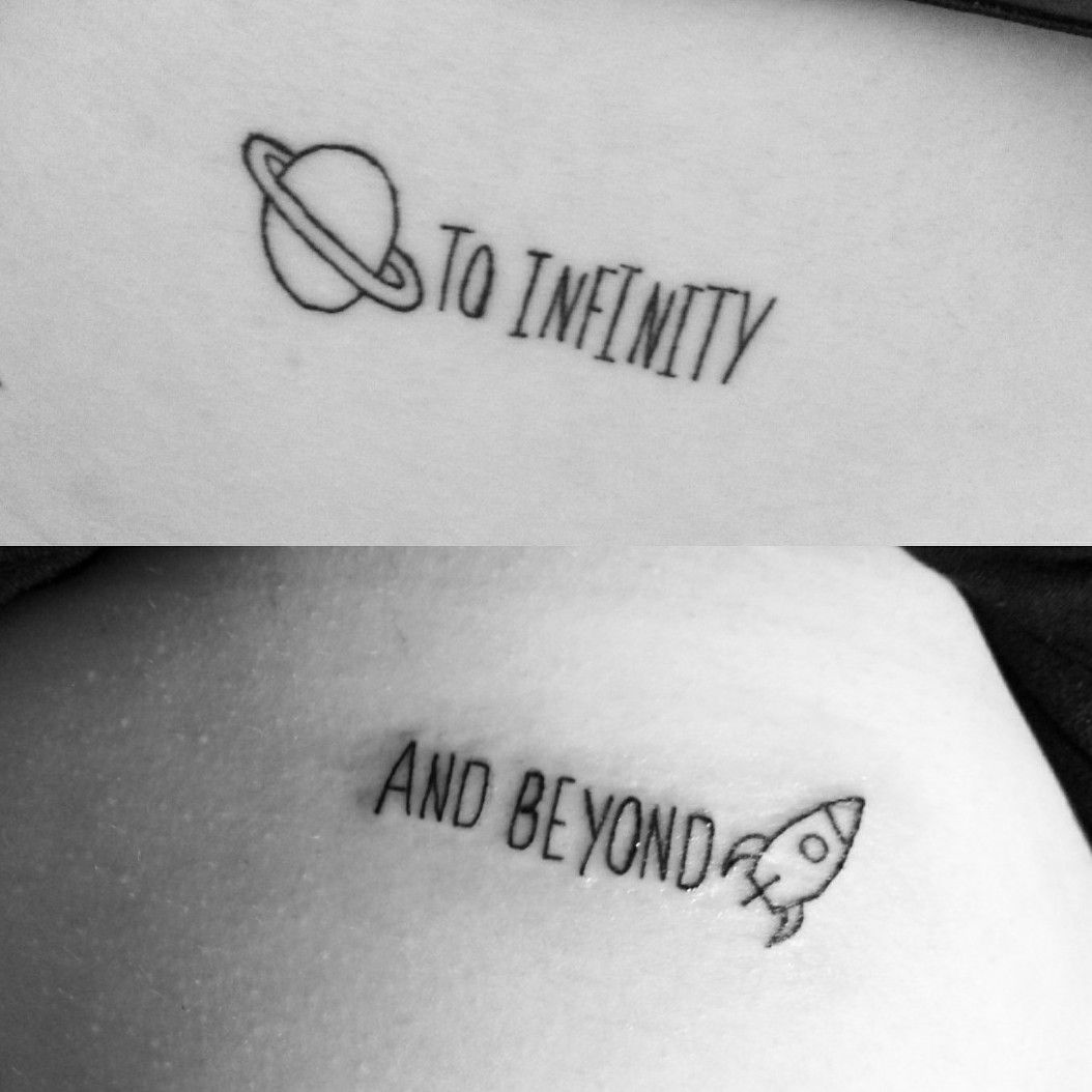 Tattoo uploaded by Mariana Ferrér • To infinity and beyond • Tattoodo