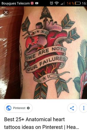 J'hésite, aussi pourquoi pas à faire un tatouage comme celui-là. Simplement pour le texte et la déco j'utilise :  Deux sabres pour remplacer les flèches etFamily & Friends / FOR EVER !!!:-)  pour le texte.