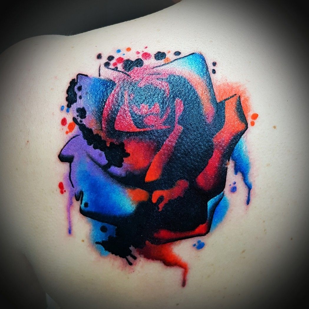Tattoo uploaded by Ricardo Pereira Ricky  Cover up in watercolor style   Tattoodo