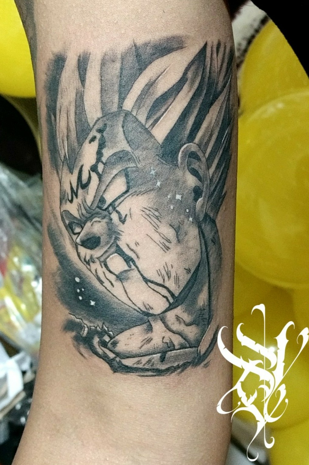 Vegeta tattoo by Max Castro Tattoo