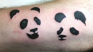 Happy and sad pandas