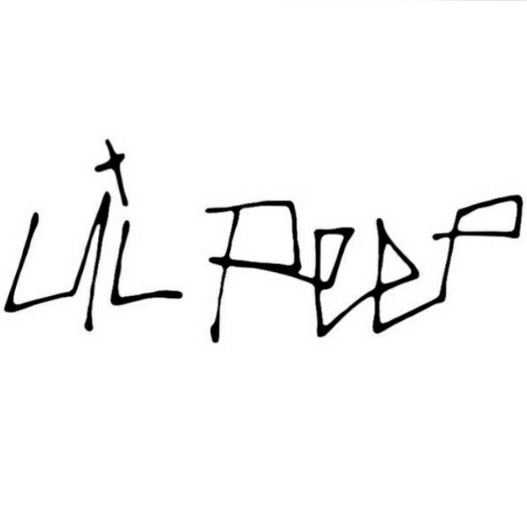 Lil Peep Set 1 Temporary Tattoos Neck Lil Peep Post Malone Rapper Temp Tatt  1  eBay