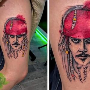 #PiratesoftheCaribbean #johnnydepp #depp #pirate #pirat #disney #tattoo #tatuaz