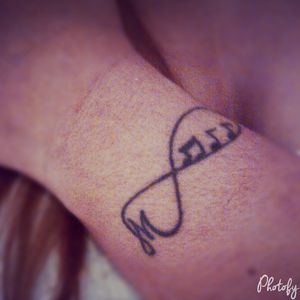 When the love between you and your Best friend will live on for infinity #thankyoutattoo #formybestie