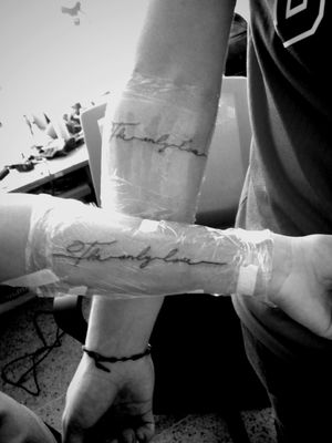 • The only love •#tattoo #love #Boyfriend #girlfriend 