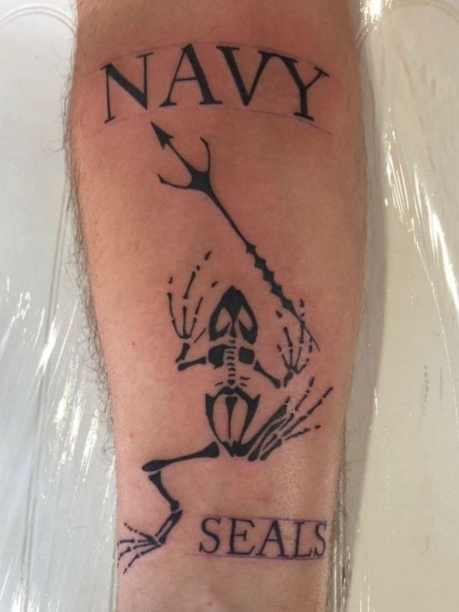 Tattoo uploaded by Montouro •  Navy Seals - Frogman • Tattoodo