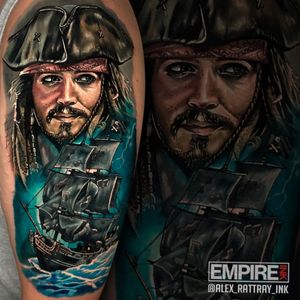 I did this portrait of #JackSparrow a couple of weeks ago over 2 days. What a fun project.#pirateship #PiratesoftheCaribbean #realistic #realism 