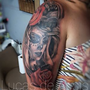 #catrina #tattoo #tattoos #tatuagem #portalegre #ink #inked #tattooartist #lucasdeassis #pilaca #tattooed #art #arte #Tattoodo 