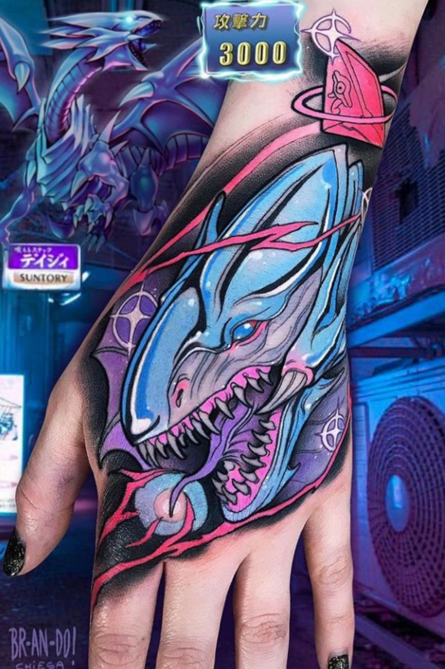 Dragon Slayer YuGiOh  Tatuagens de anime Desenhando esboços Ideias  de tatuagens