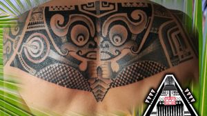 Picture been took straight after the tattoo still fresh as thanks for watching tattoo done by mauri matanui tahitian ink worlwide all freehand no stencil    #tattooistontheroad# # matanuitahititianink#
