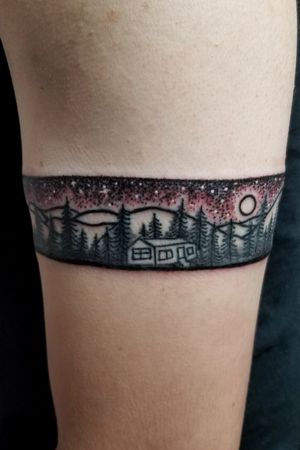 Forest/Mountains Armband