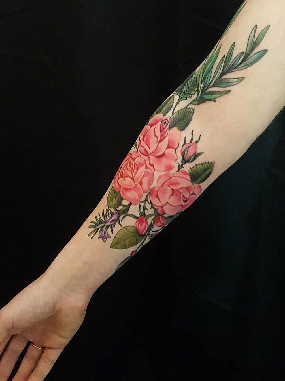 Sage Flower Tattoo Design Ideas  inktells