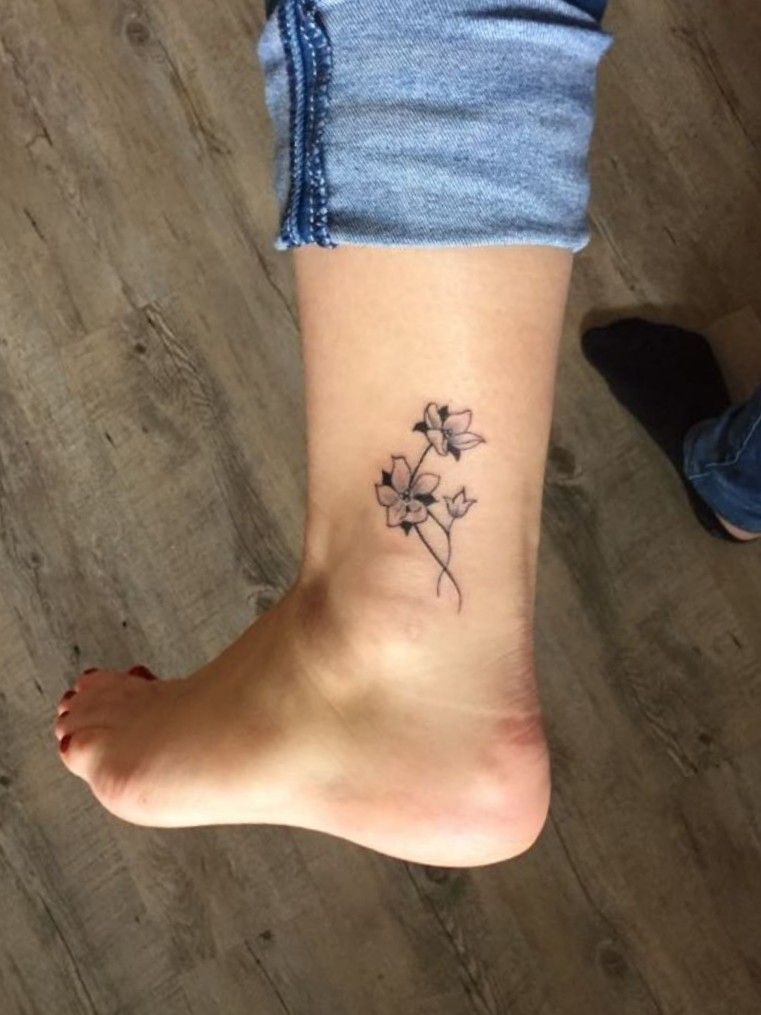 Tattoo uploaded by Nadine Adlhart • #floraltattoo #orchidtattoo ...