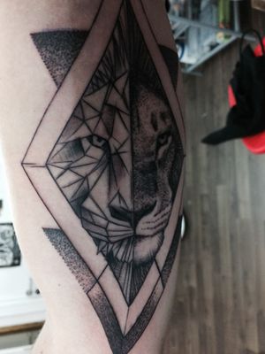 Lion on my right upper arm