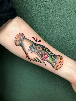 Done by Stevie Guns - Resident Artist @iqtattoo #tat #tatt #tattoo #tattoos #tattooart #tattooartist #amazingink #color #colortattoo #ink #inked #americantraditionaltattoo #traditionaltattoo #traditional #oldskooltattoos #oldskool #inkedup #inklife #inklovers #art #bergenopzoom #netherlands 