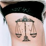It's ALL about #balance As a #libra I've got to throw out some #love and share my findINKs (<-- findings😉) #zodiacsign #astrology #sunsign #7 #constellation #ribtattoo Thisis not my tattoo, not my picture, found on #pintrest