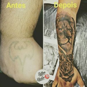 Tattoo feita por Joana Chung 3 Tattoo Studio Rua Ana Barbosa 29 sala 102 Méier - RJ Tel 21 3586-9485 993808510 #3tattoostudio #tattoo #tatuagem #tattoobrasil #tattoorj #meier #riodejaneiro #rj #instatattoo #ink #inked #inkedgirls #tatuagemfeminina #tatuagemdelicada #tattoojá #tattoo2me #pretoesombra #pretoebranco #pretoecinza #joanachung #leaotattoo #liontattoo #realism #realistic #realistictattoo #realismtattoo #RealismTattoos #coverup 