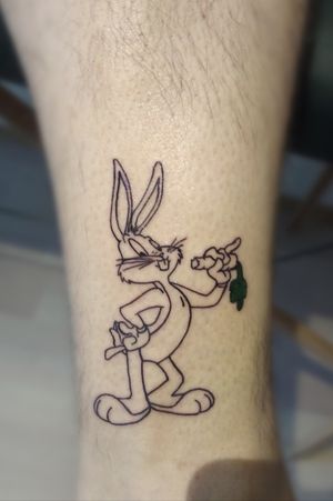 #bugsbunny #cartoontattoo #enjoylife #funtattoos #berlintattoo 