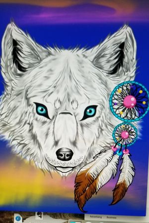 My wolf design done may 2017