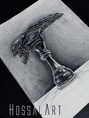 #alien #chess #drawing 
