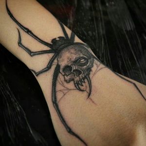#freehand #tattoo #tattoos #tatoodo #monster #devil #evil #eyes #satan #fromhelltattoo #fromhell #texture #tattoolife #tattooer #tattooart #tatuaje #tattooartist #inked #ink #skinart #art #artist #blackandgrey  #bodyart #darktattoo #darkart #devil #evil #spider  