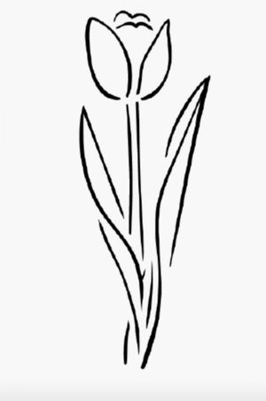 flower tulip springthis tattoo was by the company inkbox , i do not own this image  , all rights reserved to inkbox