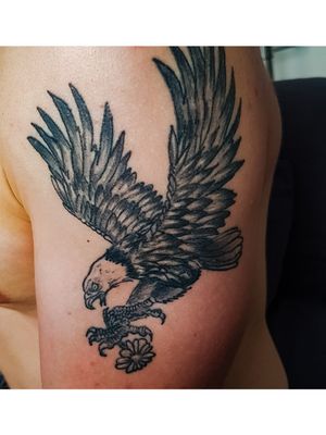 🦅 #eagle  #eagletattoo  #Tattoodo  #LMtattoo #1year