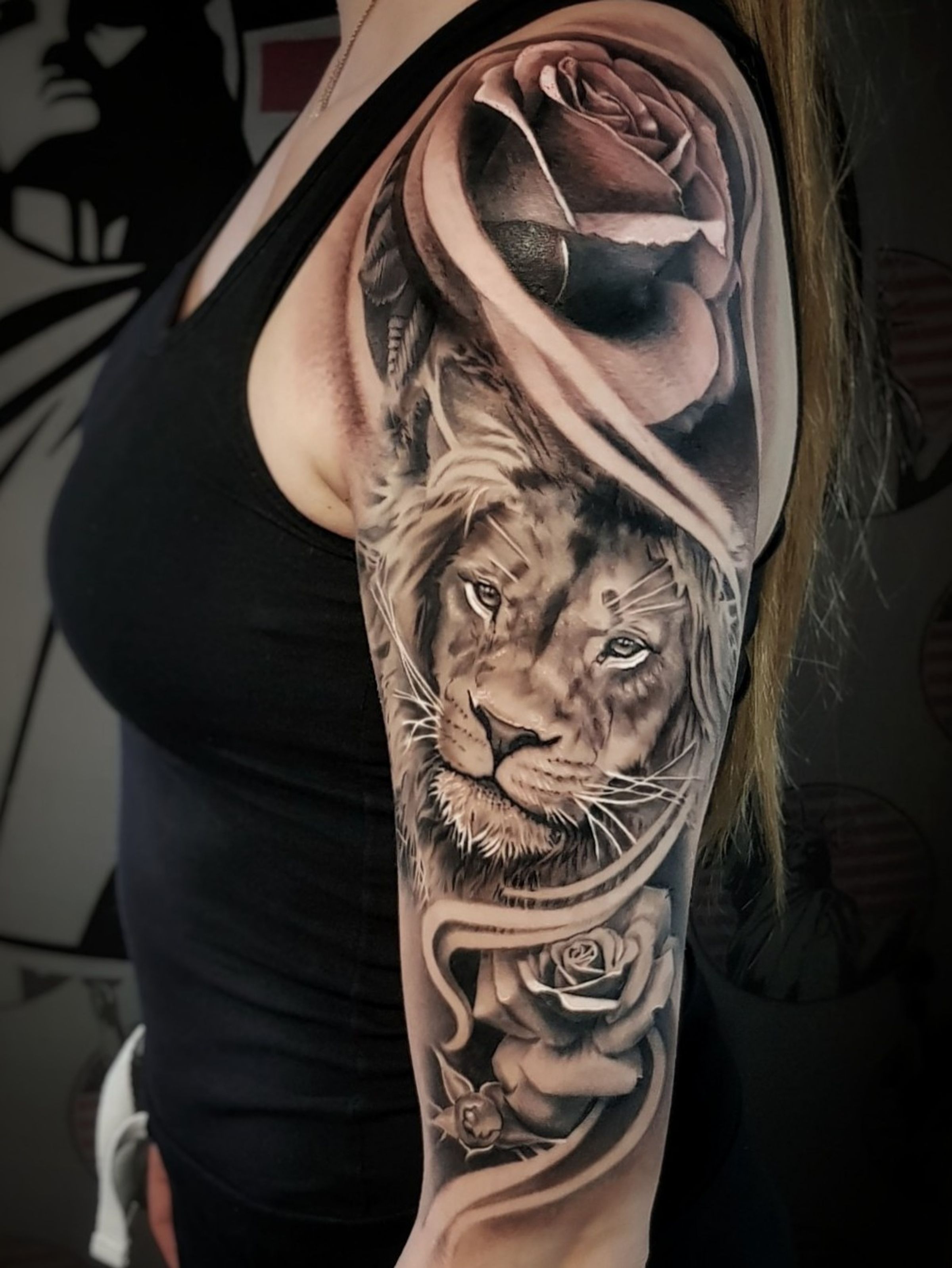 Tattoo uploaded by Adi Totaj • Full sleeve in progress #lionking # ...