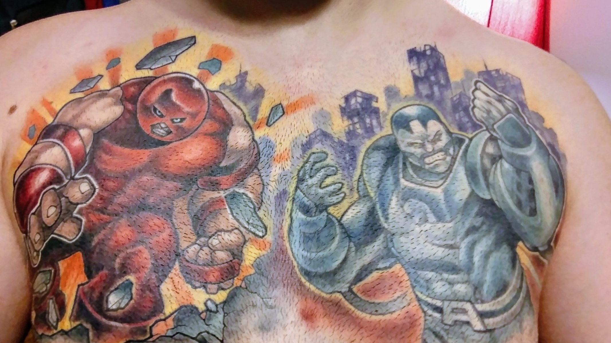 Tattoo uploaded by Josh Luther • Juggernaut & Apocalypse • Tattoodo