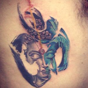 Buda feito na costela.#tattoo #tatuagem #arte #art #realism #blackandgrey #electricink #brasil #follow #worldfamous #like #inked #colortattoo #buda #budishm 