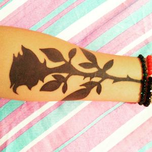 #rose #Black #TattooGirl #nature #mexico #art 