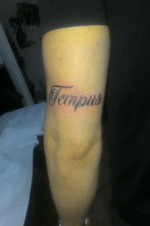 Tempus... Tempo #lettering #tattooart 