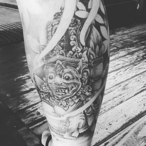 My inner demon boreng done for 13 hours one sitting love this piece on my body means alot to my spiritual adventure 