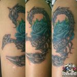 #scorpionrose #rose #tattoo #scorpion #escorpion #coloring #art #sefermort 
