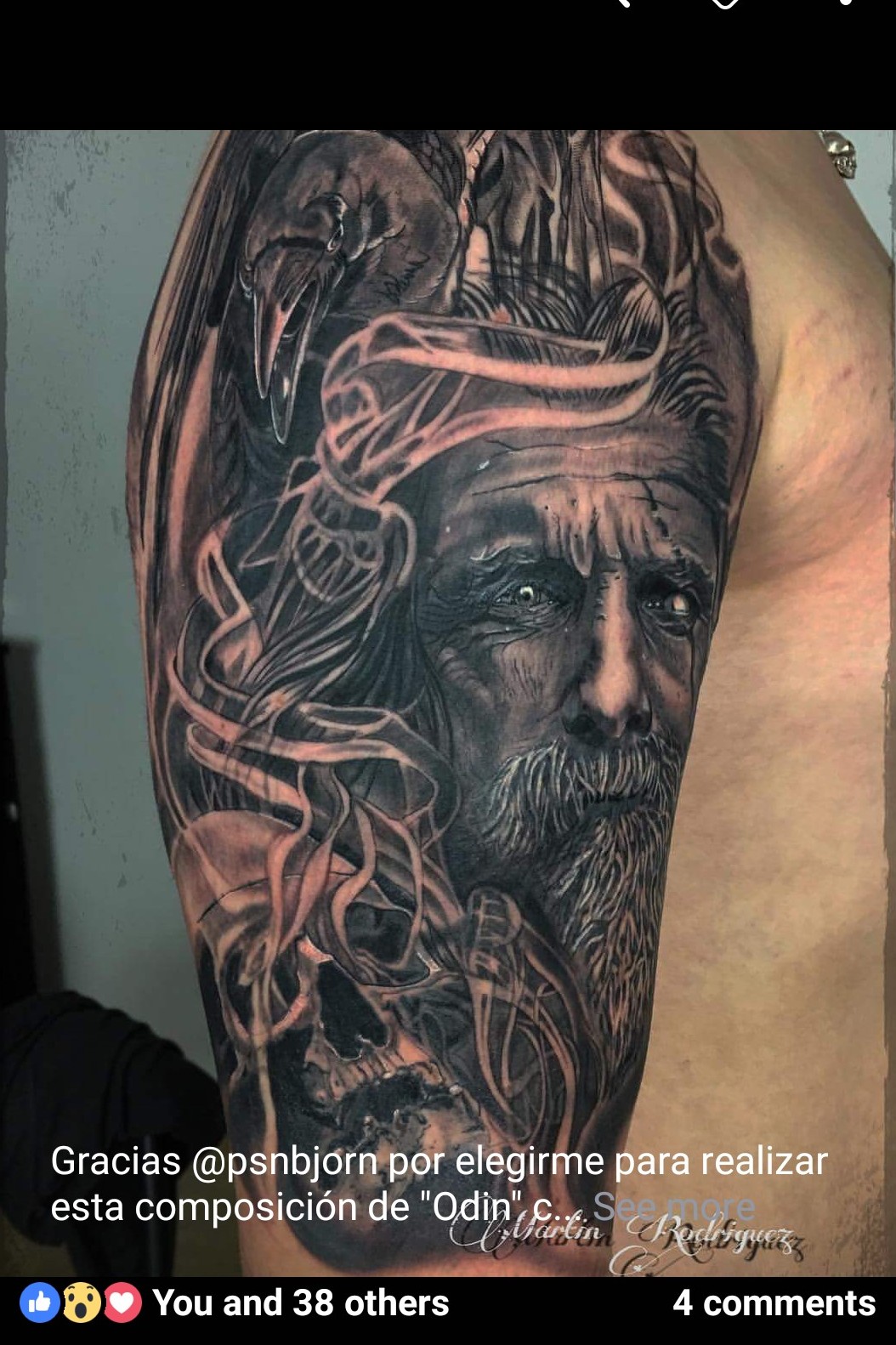 Tattoo uploaded by Michał Gawlik • Odin #odin #norsemythology #NorseTattoos  #NordicTattoo #nordicgod #thor #mythologytattoo • Tattoodo