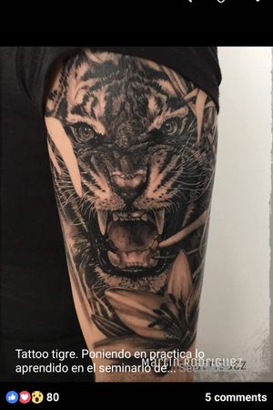 #zerolimitstattoo #tiger #tigerhead 