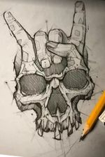 #rock #tatoo #skull 