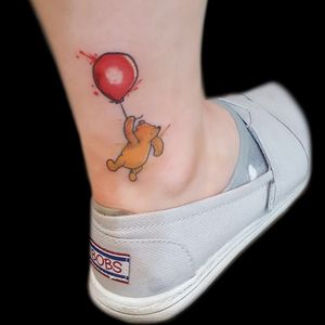 Winnie the Pooh watercolor Tattoo ➕➕