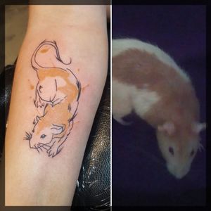 Pet Memorial Watercolor Tattoo ➕➕