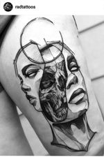 #tatoo #skull #face #women #original 