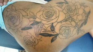 Rosas tattoo tatuagem amor SP osasco Veloso 🌹 traços line 