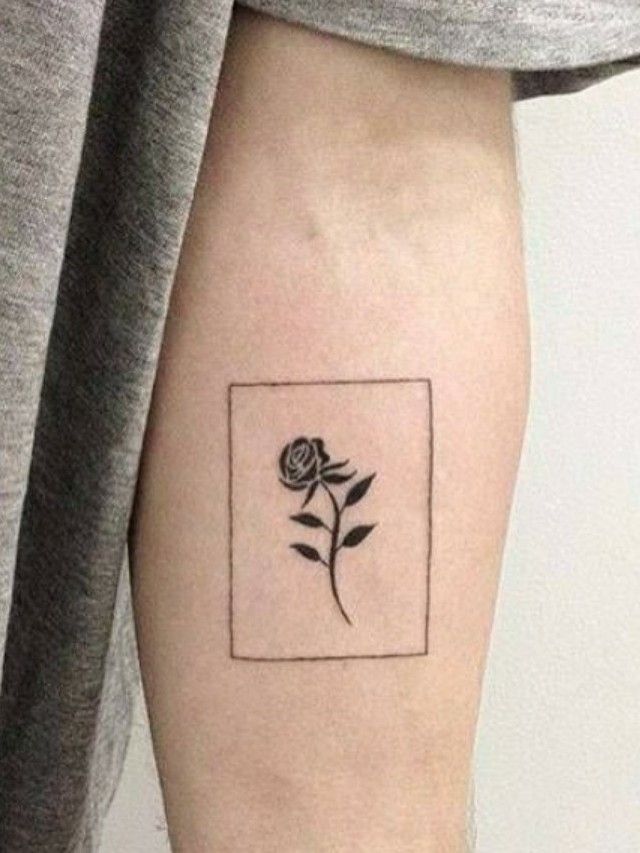 simple geometric tattoo