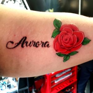 Aurora red flower 