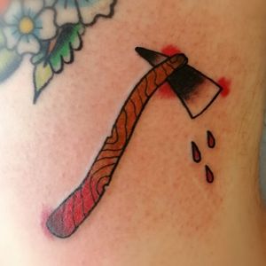 Lil'Axe ✌️😁 #traditionaltattoo #traditionaltattoos #traditionalamerican #axetattoo 