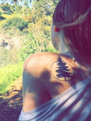 Shoulder tree#nature #treetattoo #cute #placement 