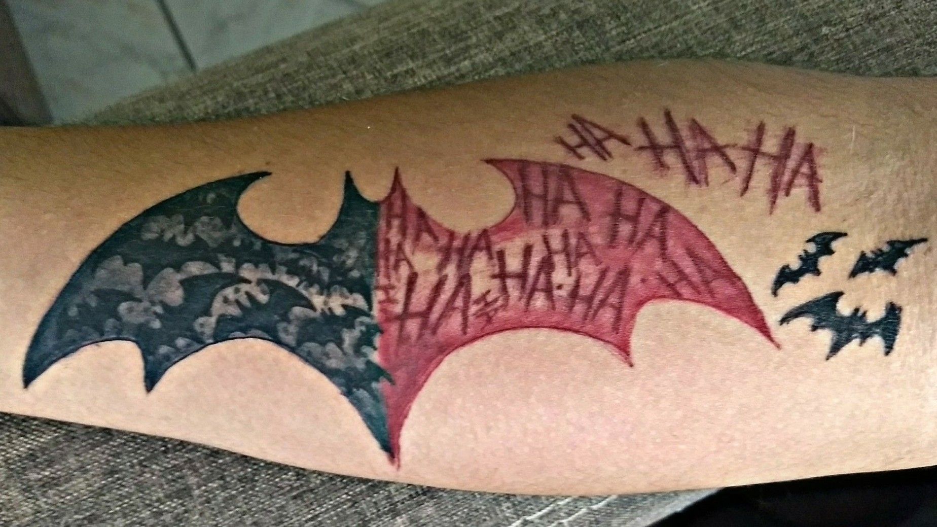 Tattoo uploaded by El Jefe Rocha • Batman ? Joker ? • Tattoodo